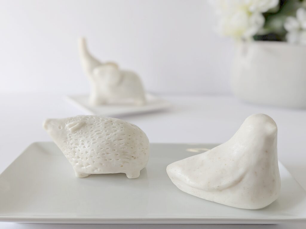 Premium bathroom decor gift: decorative sculptural soaps from the Salsola Kali Animalia line.