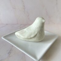 Salsola Kali Aviana bird soap: a serene sculptural gift for the special lady in your life.