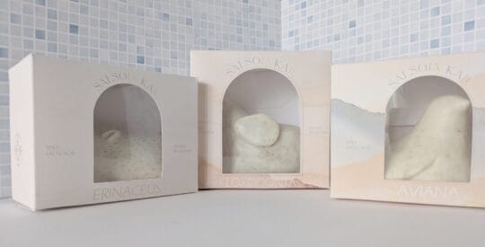 Exquisite Animalia collection sculptural soaps, a sophisticated gift presentation for her.