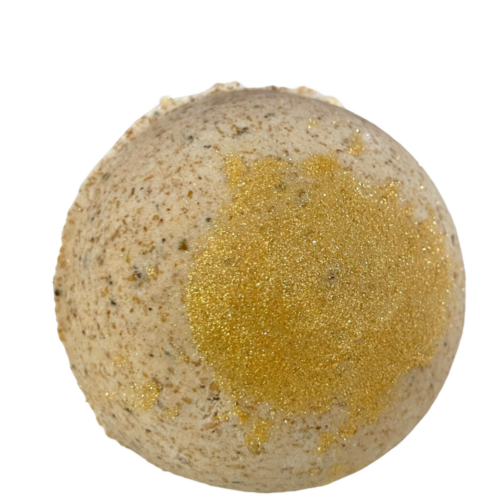 Gold on the Beach bath truffle: a stately holiday gift for a tropical escape.