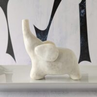Salsola Kali Loxodonta elephant soap: a stately sculptural gift for her.