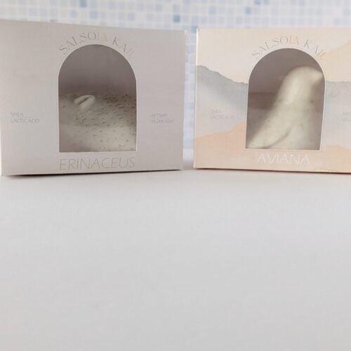Exquisite Animalia collection sculptural soaps, a sophisticated gift presentation for her.