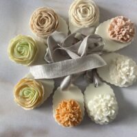Salsola Kali ribbon soap, a premium holiday gift for those who love bath decor.